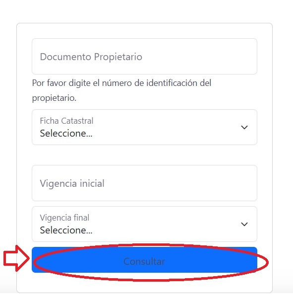 Formulario Impuesto Predial Villa del Rosario