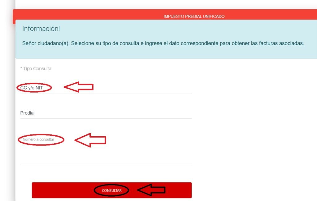 Formulario predial Planeta Rica
