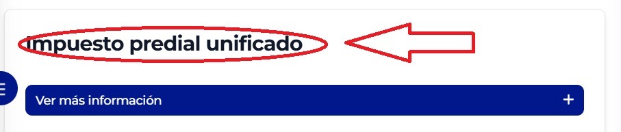 Impuesto predial pradera
